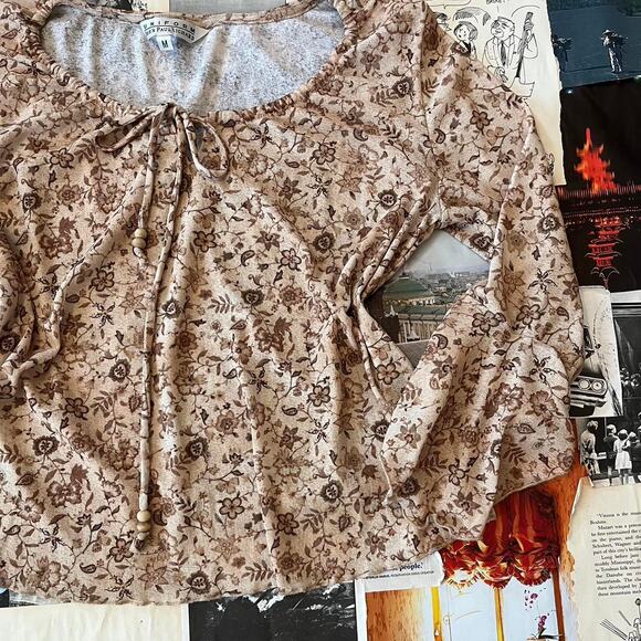 Vintage Floral Blouse Womens John Paul Richard - Picture 3 of 6